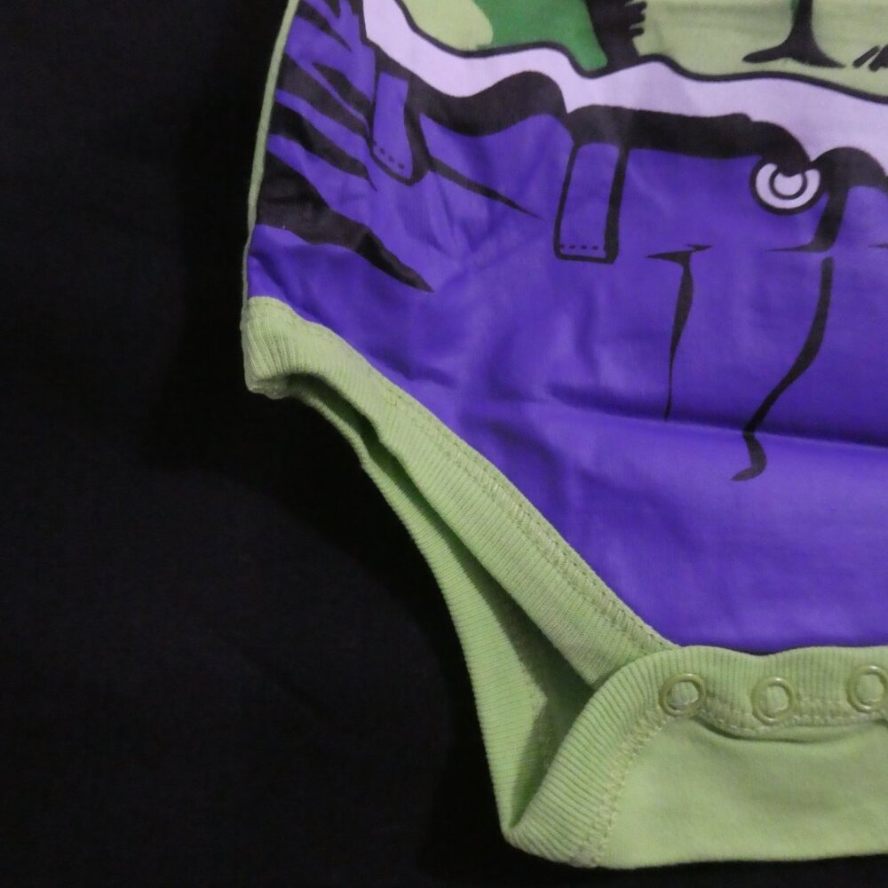 MARVEL Incredible Hulk Baby Cosplay Bodysuit - 3/6 Months - NWOT - Picture 7 of 15